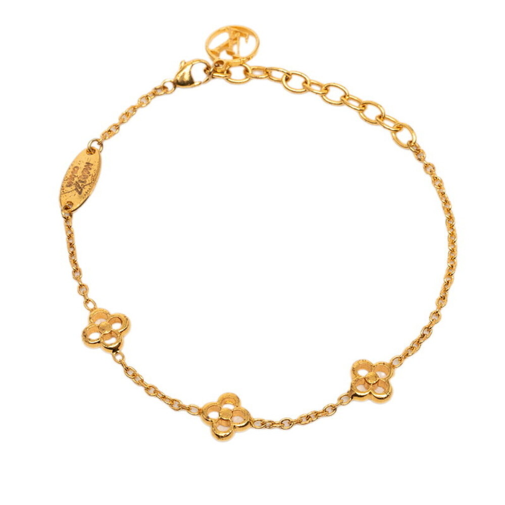 LOUIS VUITTON Gold Monogram Charm Bracelet - Picture 2 of 7